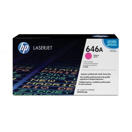 hp 646a magenta original laserjet toner cartridge cf033a cartouche hp