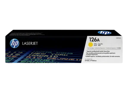 hp 126a yellow original laserjet toner cartridge ce312a cartouche hp