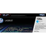 hp 128a cyan original laserjet toner cartridge ce321a cartouche hp