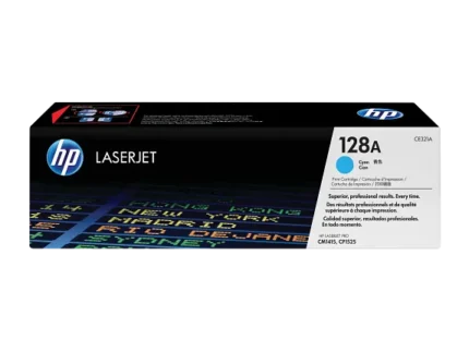 hp 128a cyan original laserjet toner cartridge ce321a cartouche hp