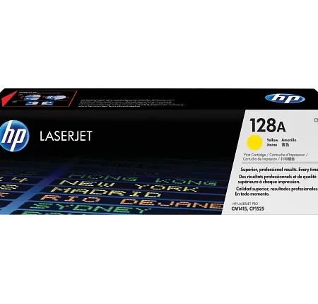 hp 128a cyan original laserjet toner cartridge ce321a cartouche hp (copie)