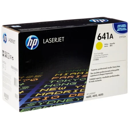 hp 641a yellow original laserjet toner cartridge c9722a cartouche hp