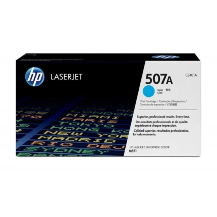 hp 507a cyan original laserjet toner cartridge