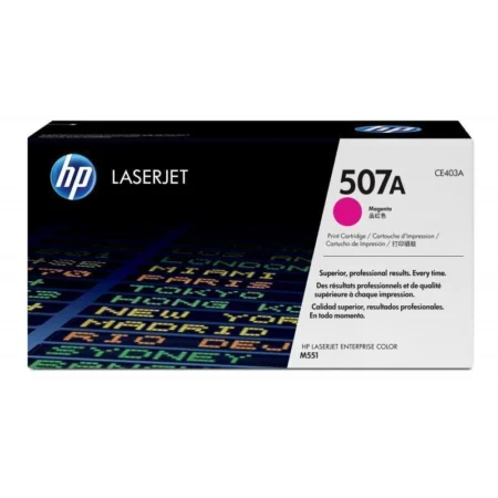 hp 507a magenta original laserjet toner cartridge