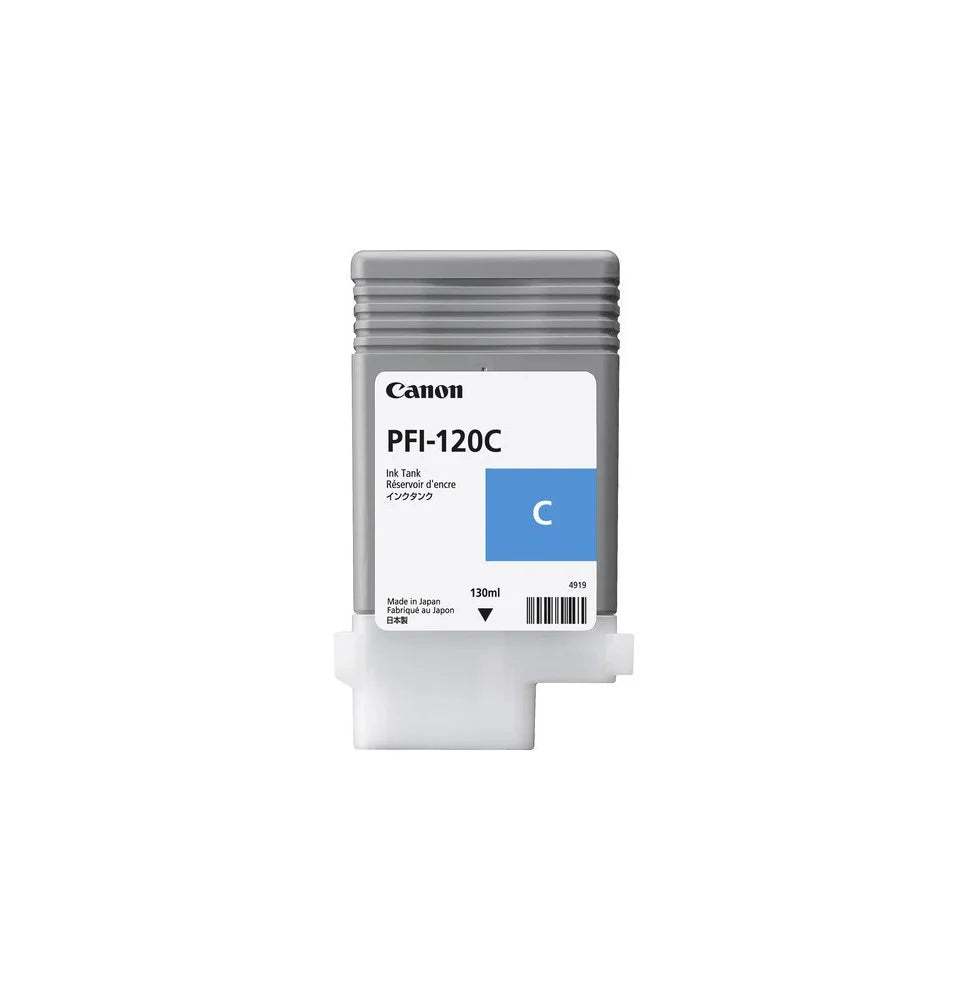 cartouche d'encre canon pfi 120c cyan – imageprograf