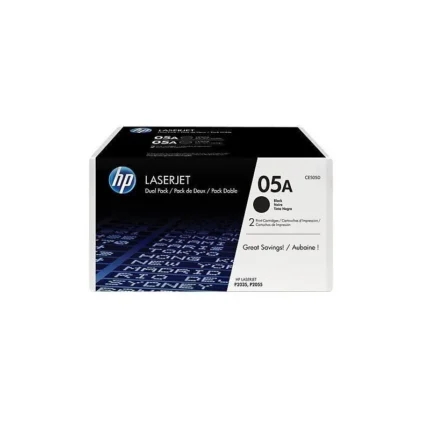 hp 05a 2 pack black original laserjet toner cartridges