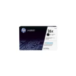 hp 26x high yield black original laserjet toner cartridge