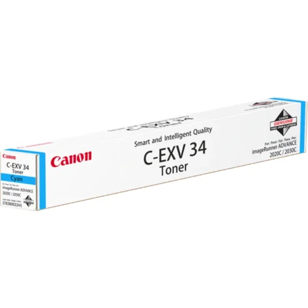 toner canon c exv34 cyan original – imagerunner 2204