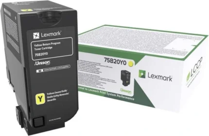 lexmark 75b20yo jaune pour cs727 / cx727