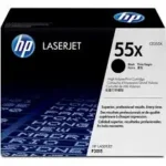 hp 55x high yield black original laserjet toner cartridge