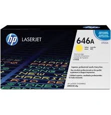 hp 646a yellow original laserjet toner cartridge