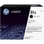 hp 81a black original laserjet toner cartridge
