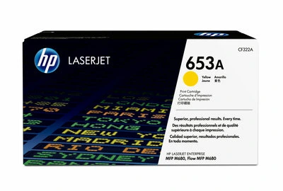 hp 653a yellow original laserjet toner cartridge cf322a