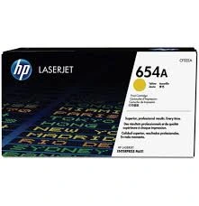 hp 654a yellow original laserjet toner cartridge
