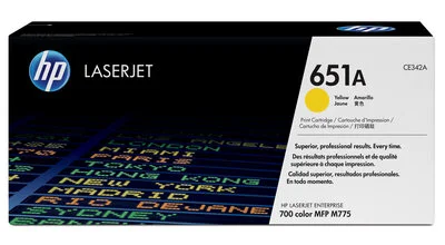 hp 651a yellow original laserjet toner cartridge