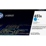 hp 651a cyan original laserjet toner cartridge