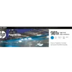 hp 981x high yield cyan original pagewide cartridge