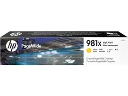 hp 981x high yield yellow original pagewide cartridge