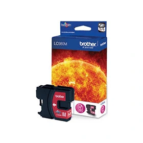 brother lc980m magenta – cartouche d'encre dcp 145c