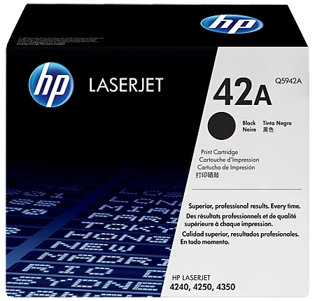 hp 42a black original laserjet toner cartridge