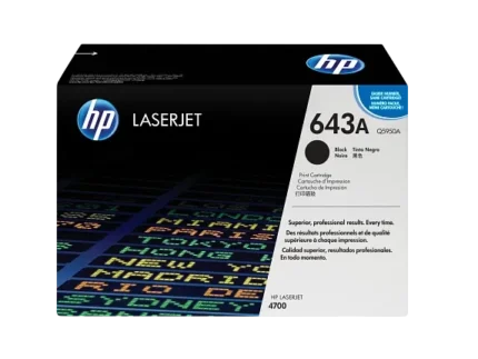 hp 643a black original laserjet toner cartridge