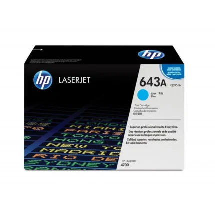hp 643a cyan original laserjet toner cartridge q5951a