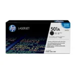 hp 501a black original laserjet toner cartridge