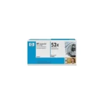 hp 53x high yield black original laserjet toner cartridge