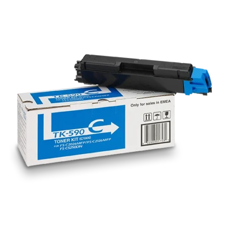 kyocera tk 590c – toner cyan (7 000 pages)