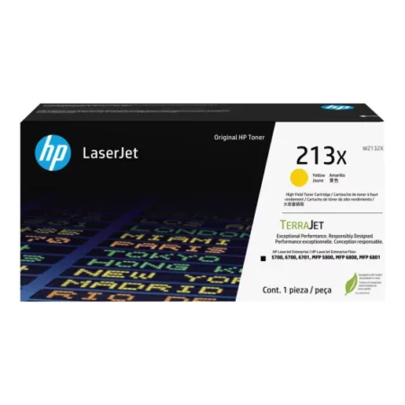 hp 213x yellow original laserjet toner cartridge