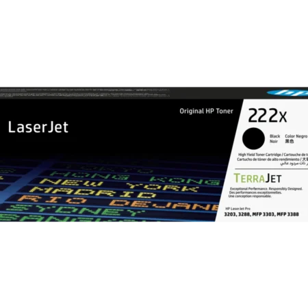 hp 222x high yield black original laserjet toner cartridge