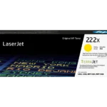 hp 222x high yield yellow original laserjet toner cartridge