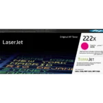 hp 222x high yield magenta original laserjet toner cartridge