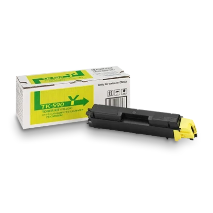 kyocera tk 590y – toner jaune (7 000 pages)