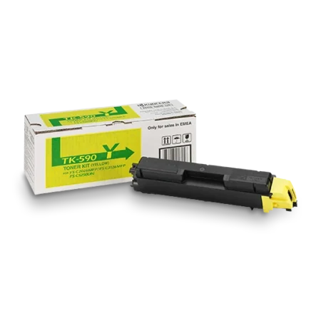 kyocera tk 590y – toner jaune (7 000 pages)